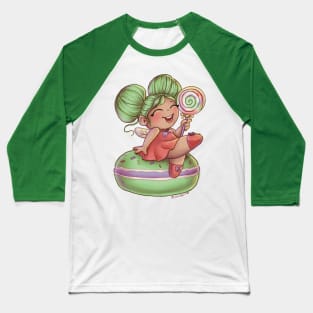 Sugar Plump Fairy Macaroon Sweet Treat Baseball T-Shirt